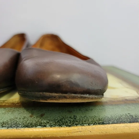 Givenchy Dark Brown Leather Loafers - Picture 8 of 10